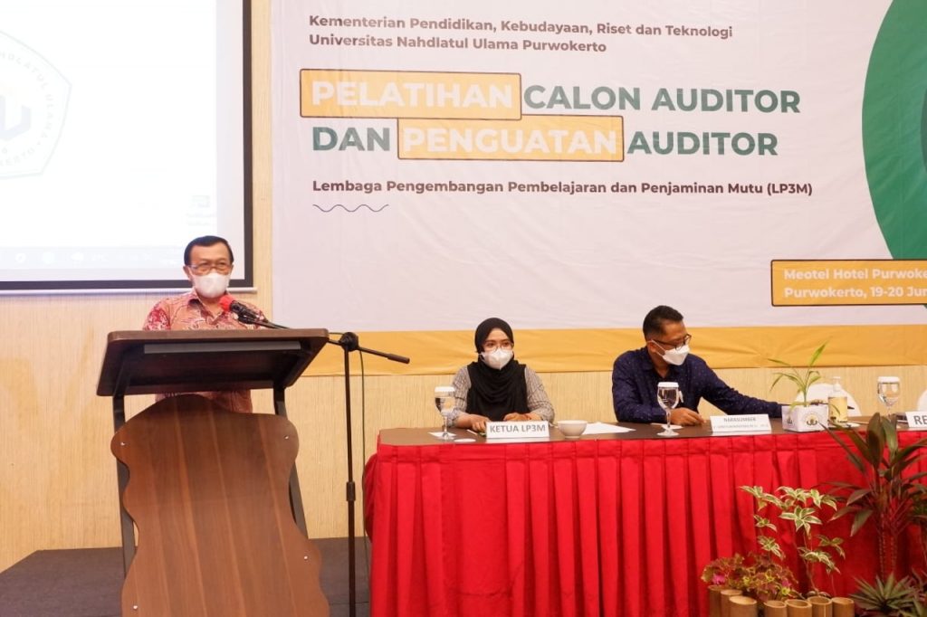 UNU PURWOKERTO GELAR PELATIHAN DAN PENGUATAN AUDITOR AMI