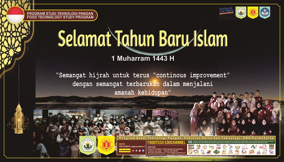 ASWAJA- Teknologi Pangan: Tahun Baru Islam 1443, “Continous Improvement” untuk Daya Saing di Era Dispupsi