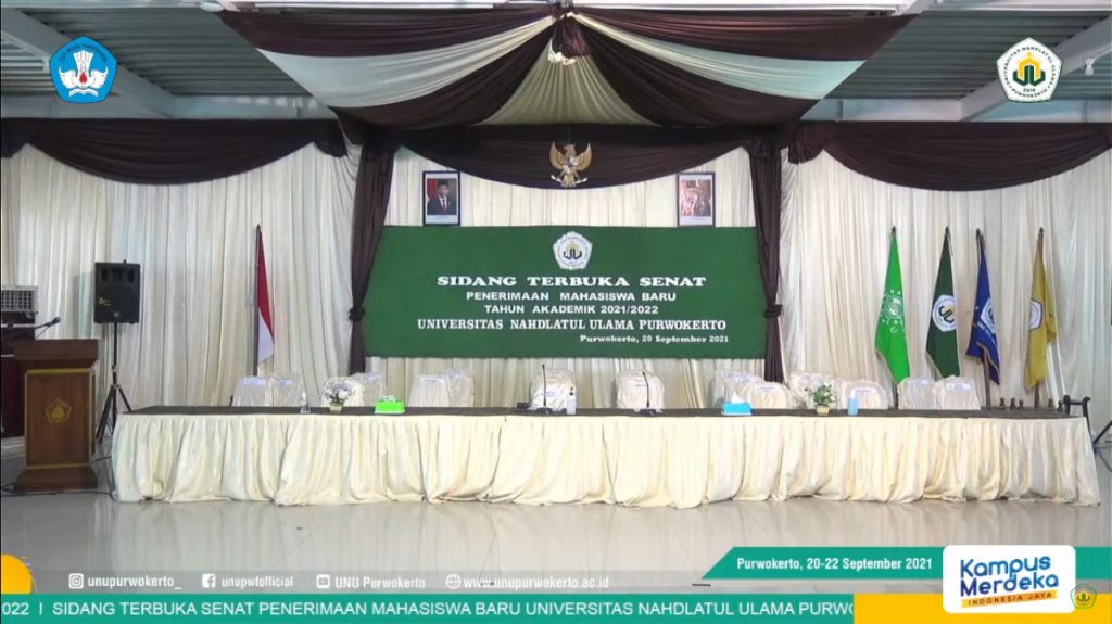 333 Mahasiswa Baru Ditetapkan Menjadi Keluarga Baru Universitas Nahdlatul Ulama Purwokerto 2021