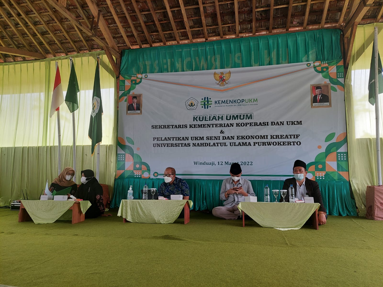 UNU Purwokerto Kampus Winduaji Gelar Kuliah Umum Bersama Sekretaris Kementrian Koperasi dan UKM