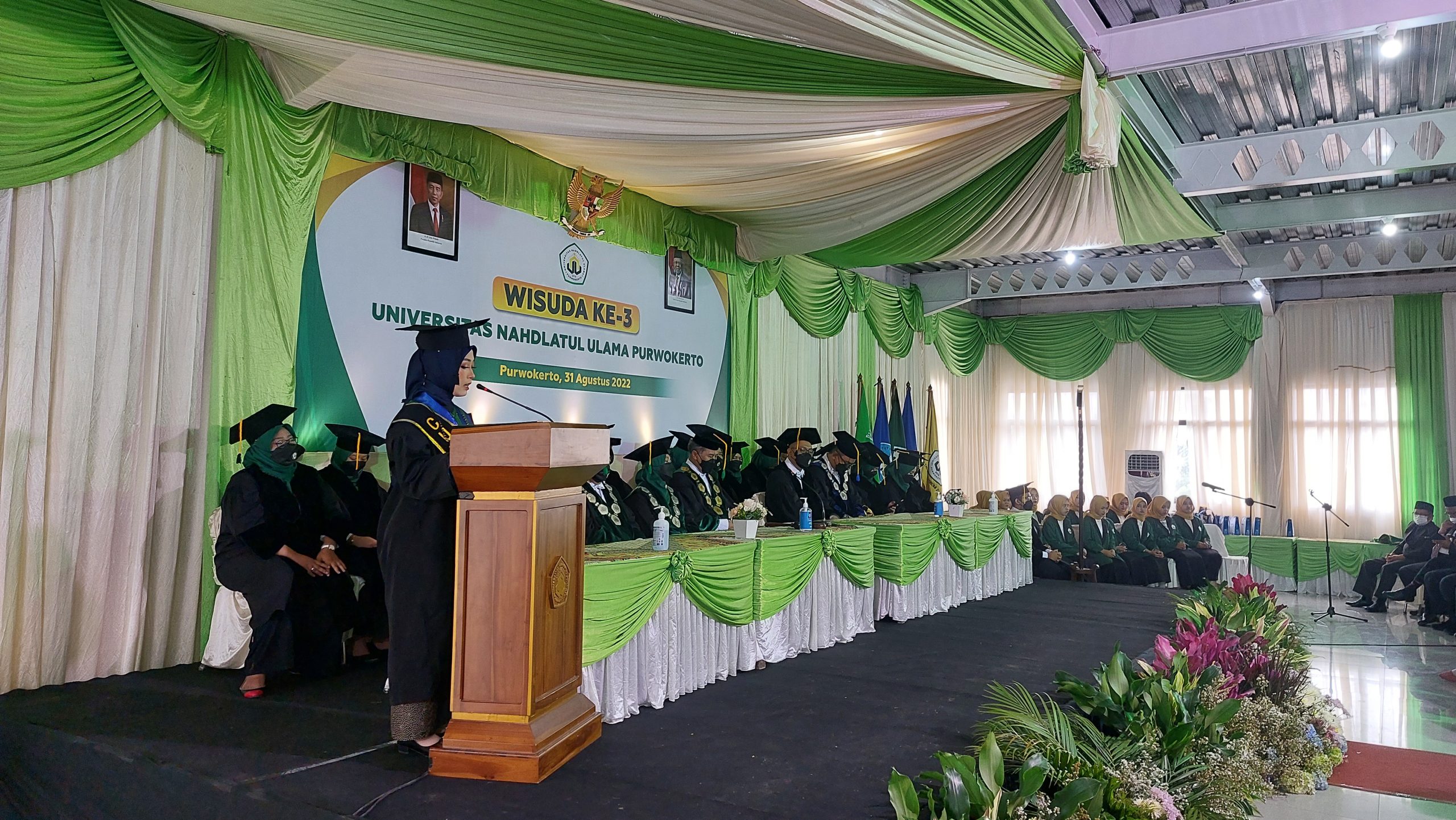 Universitas Nahdlatul Ulama Purwokerto Selenggarakan Prosesi Wisuda ke-3 Lulusan Program Sarjana Secara Luring