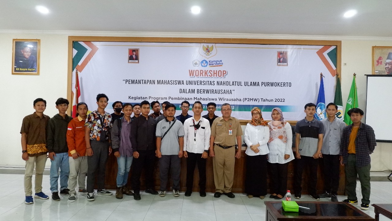 Universitas Nahdlatul Ulama Purwokerto Mendapatkan Dana Manajemen PT dari Kemendikbudristek dan Mengadakan Workshop Berkaitan dengan Program Pembinaan Mahasiswa Wirausaha P2MW